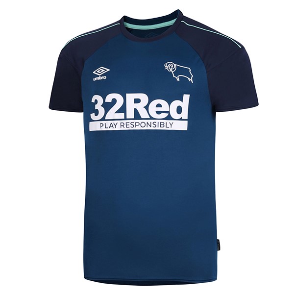 Tailandia Camiseta Derby County 2ª Kit 2020 2021 Azul